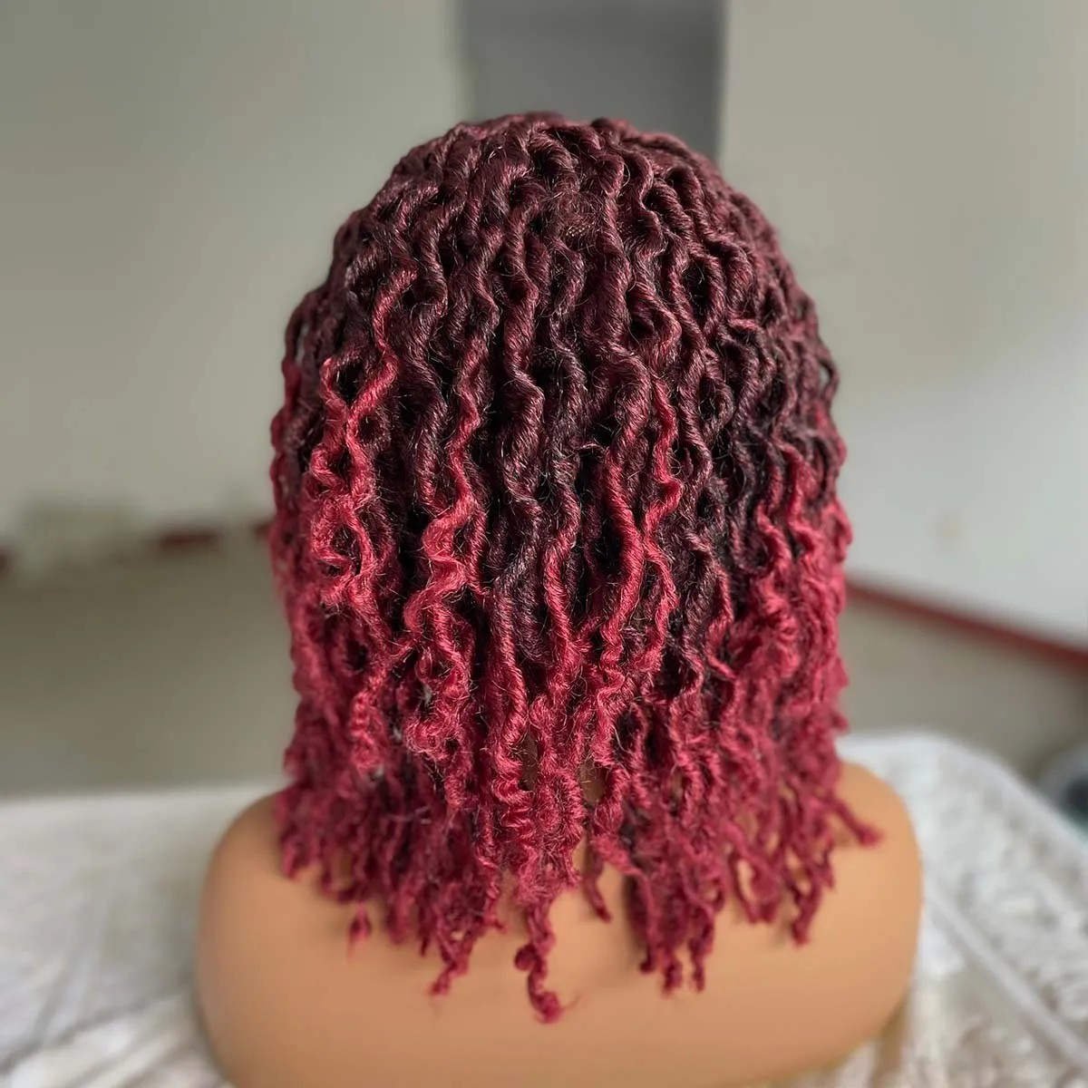Short Butterfly Locs Crochet Wig