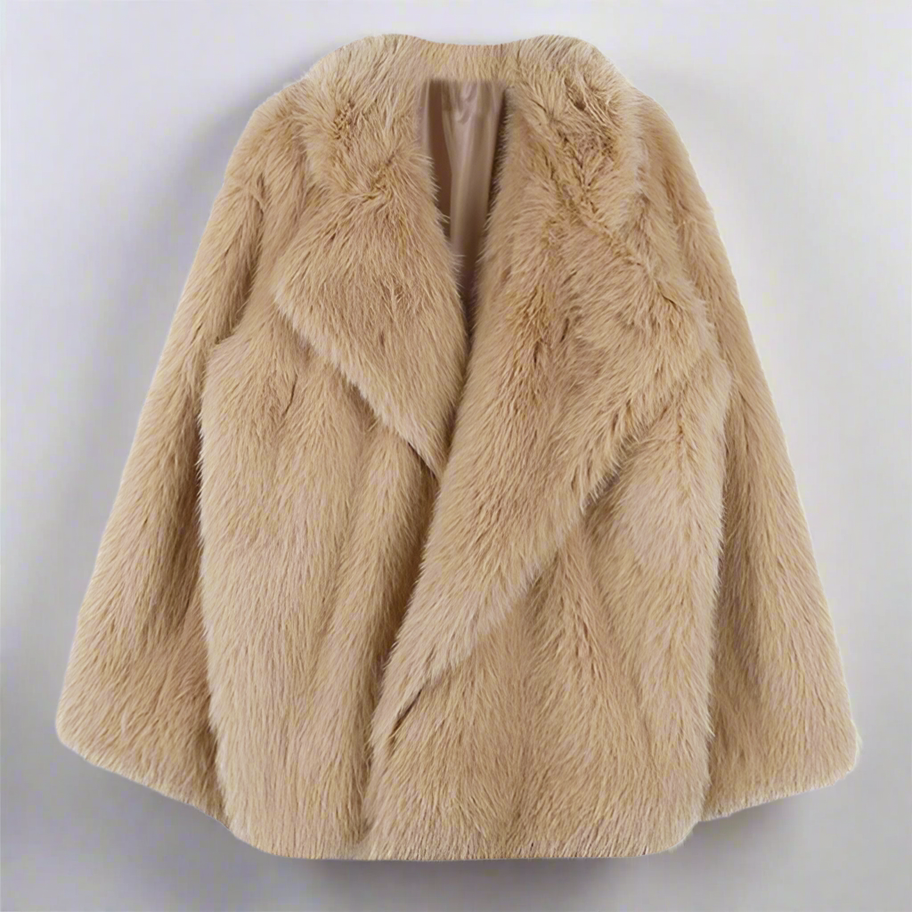 Women's Faux Fur Mid-Length Coat