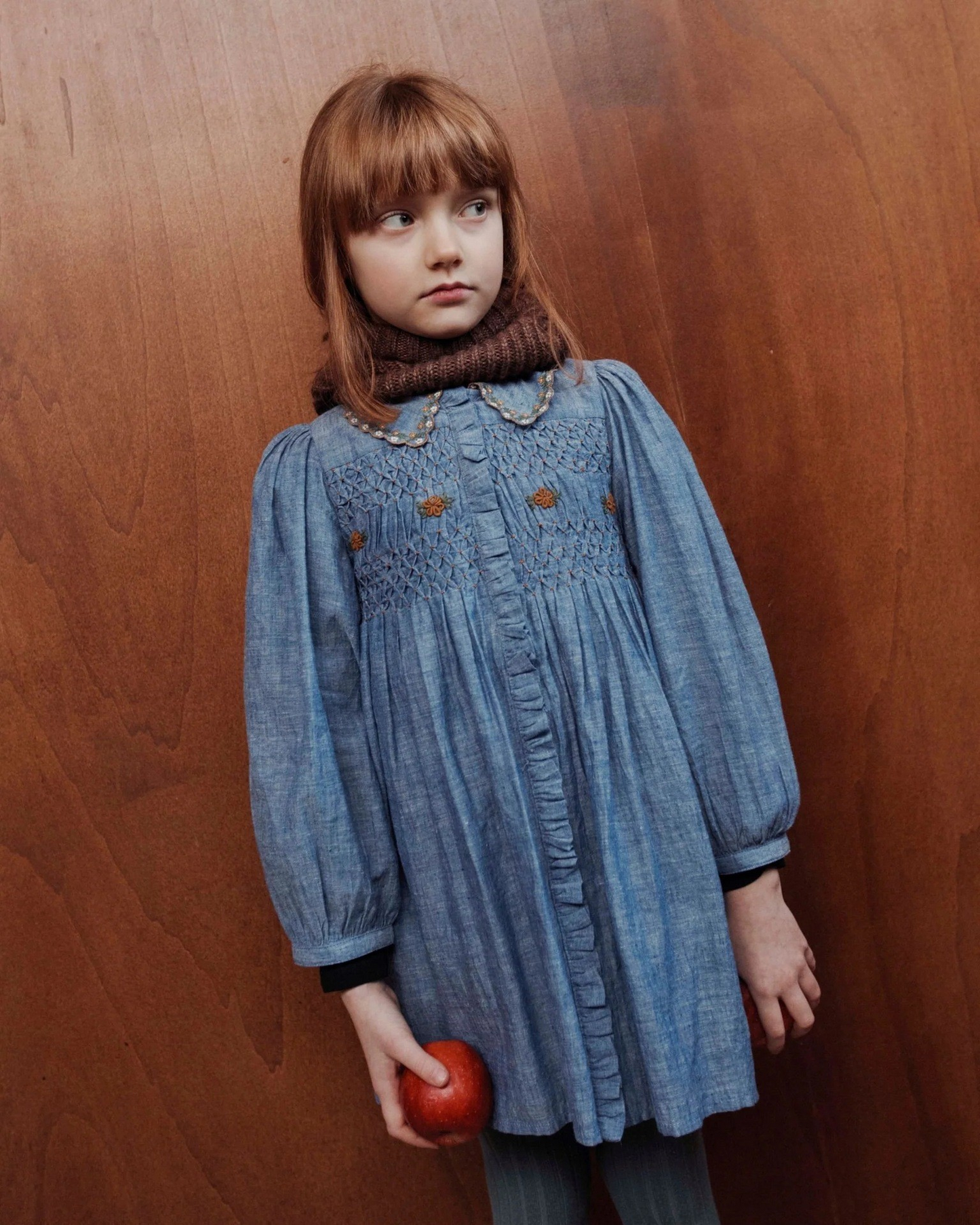 Girl's Garden Style Embroidered Sweaters and Pants Collection