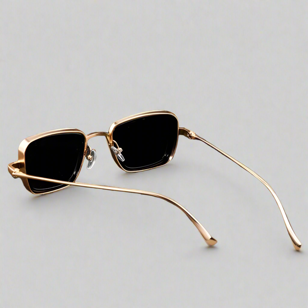 Unisex Polarized Thick-Edged Square Sunglasses