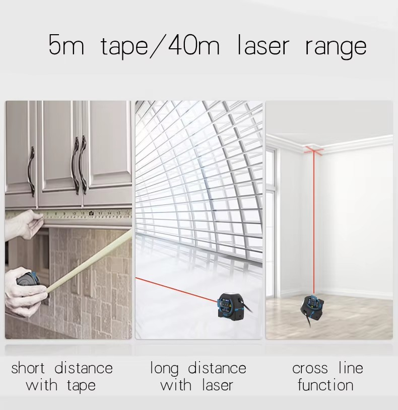 3-in-1 Digital Laser Measuring Device