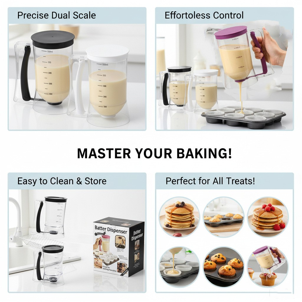 900ml/4-Cup Batter Dispenser