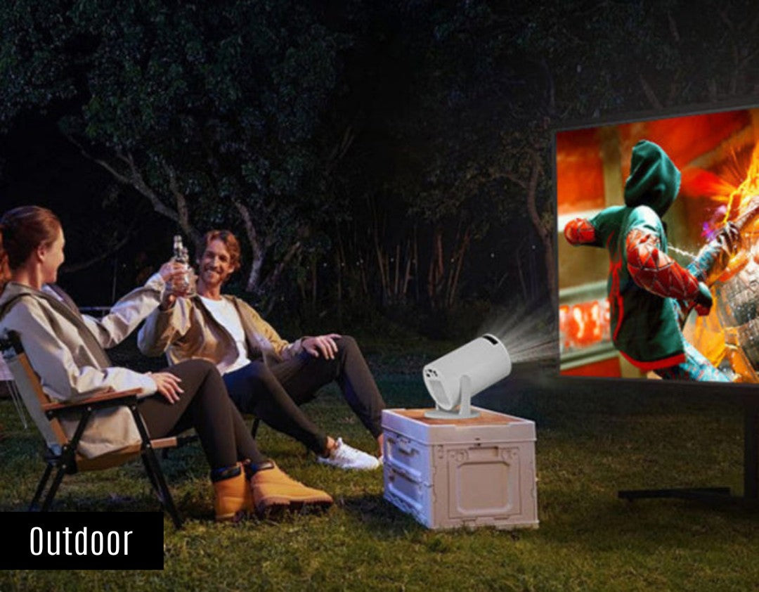 4K Ultra HD Android 12 HY300 Plus Portable Mini Projector with Bluetooth 5.0