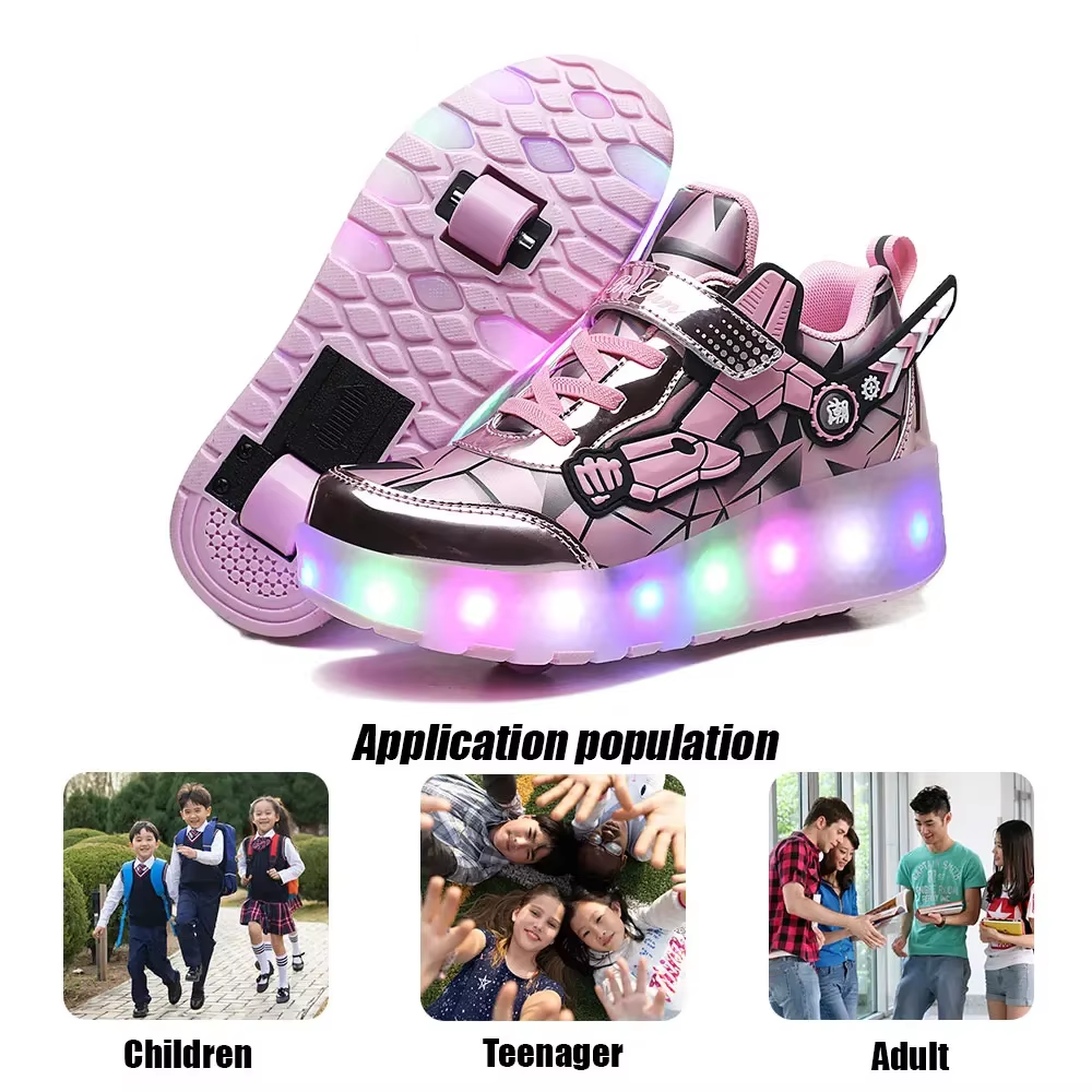 LED light-Up Roller Skate Shoes