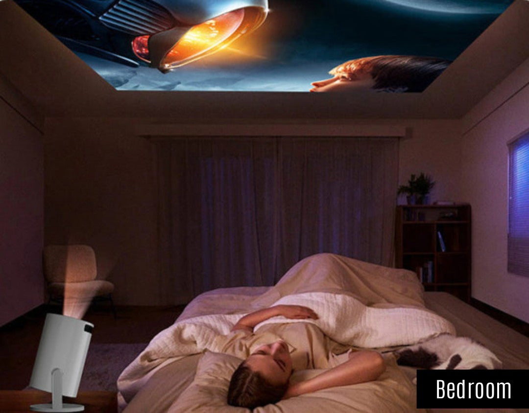 4K Ultra HD Android 12 HY300 Plus Portable Mini Projector with Bluetooth 5.0