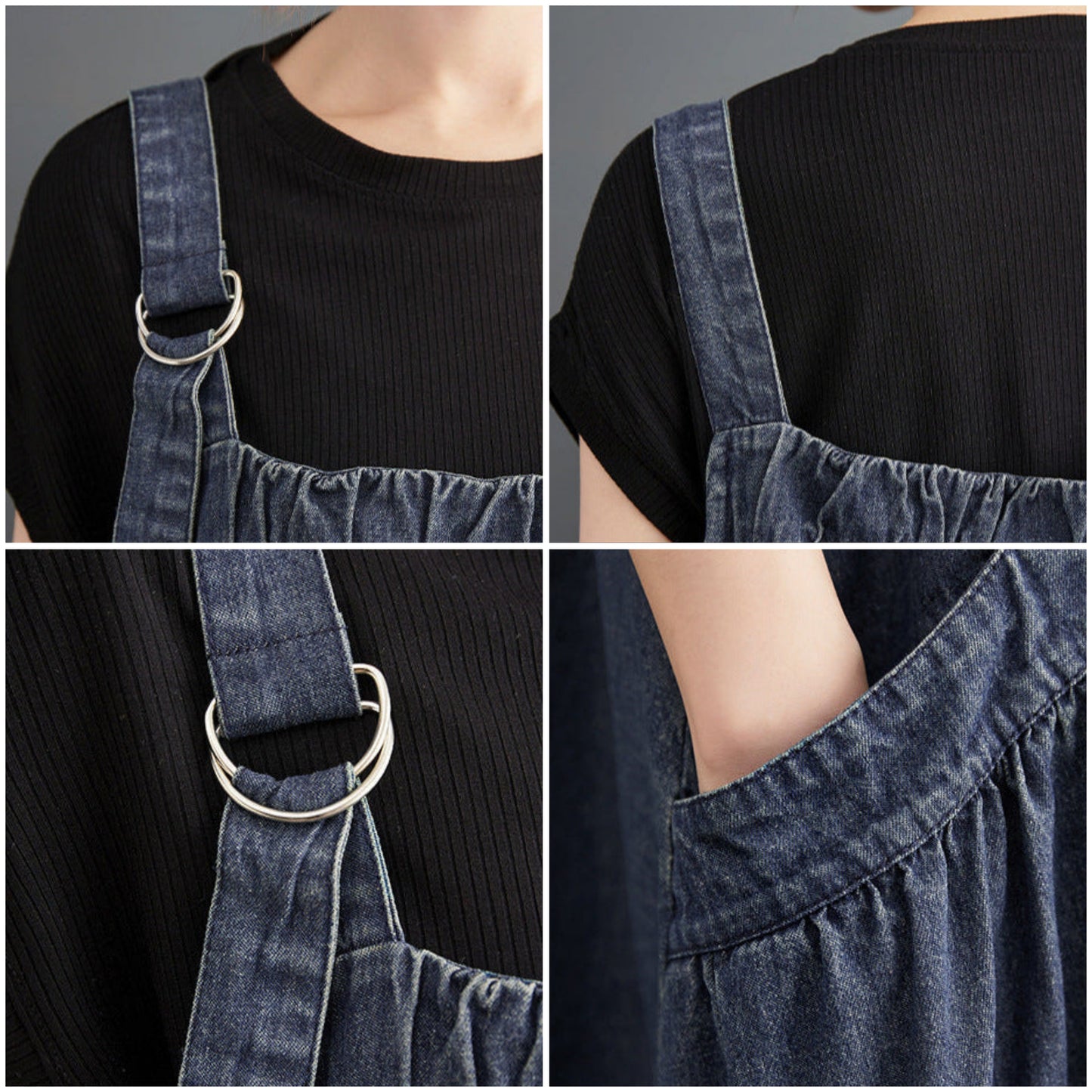 Loose Denim  Jumper Dress