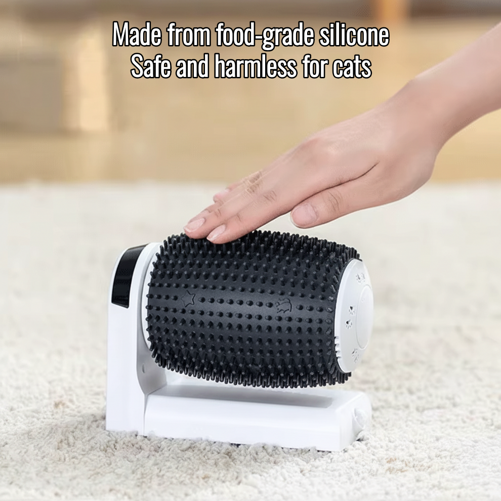 3-in-1 Wall-Mounted Automatic Cat Self-Groomer