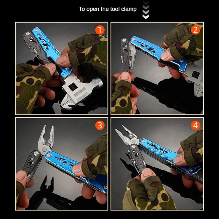 18-in-1 Folding Claw Hammer