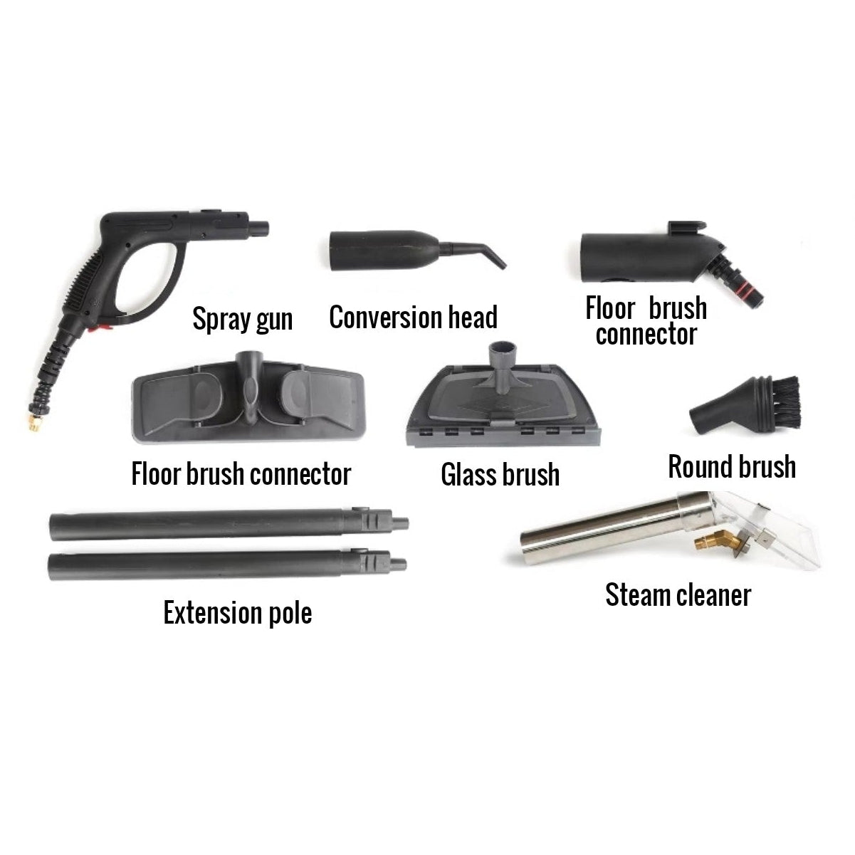 15L 3-in-1 Powerful 2862W Stream, Wash & Dry Carpet Extractor Cleaner, Commercial & Residential