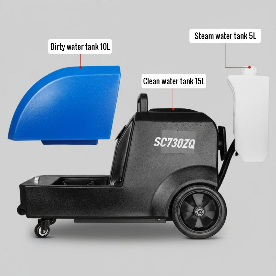 15L 3-in-1 Powerful 2862W Stream, Wash & Dry Carpet Extractor Cleaner, Commercial & Residential