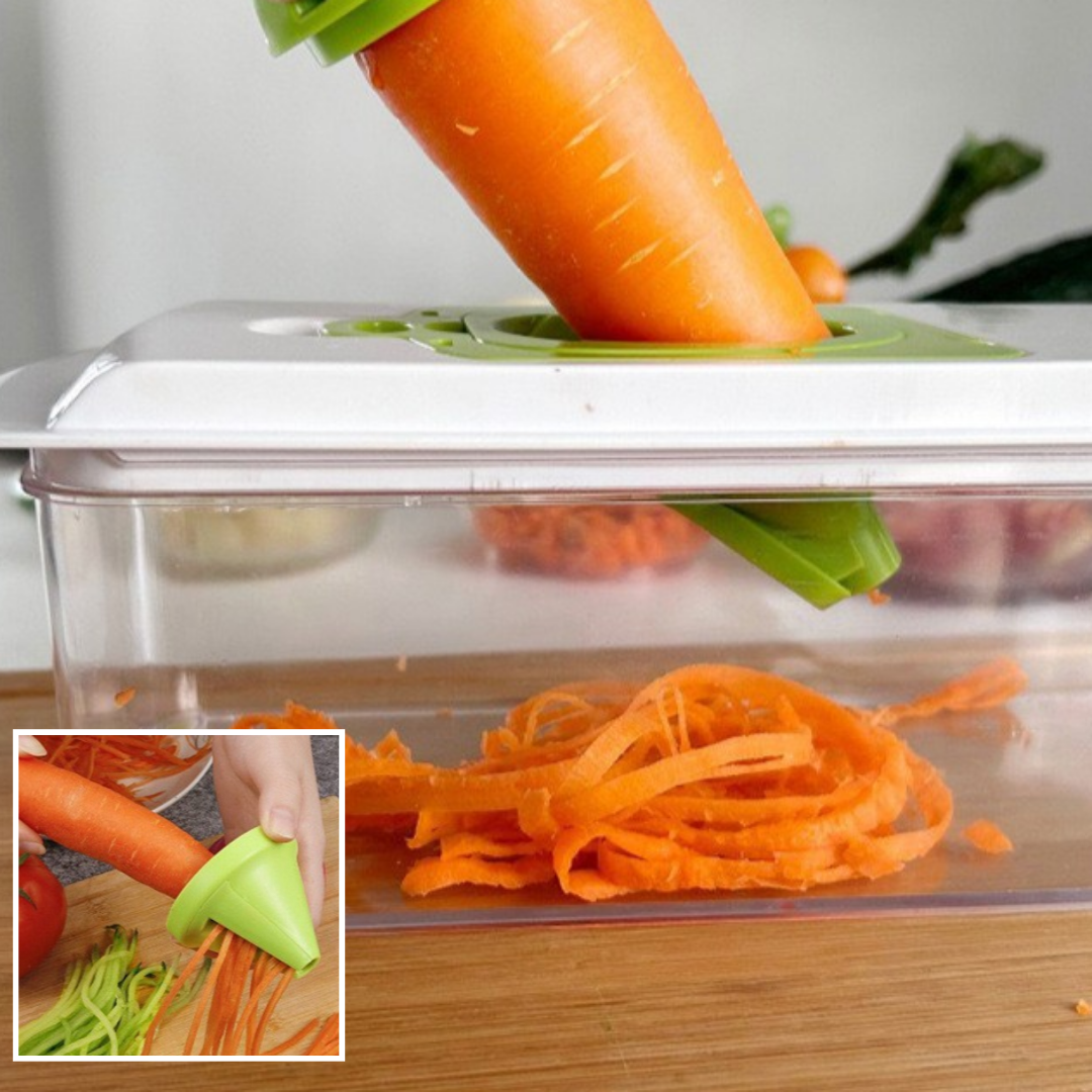 18-in-1 Vegetable Chopper, Slicer and Spiralizer