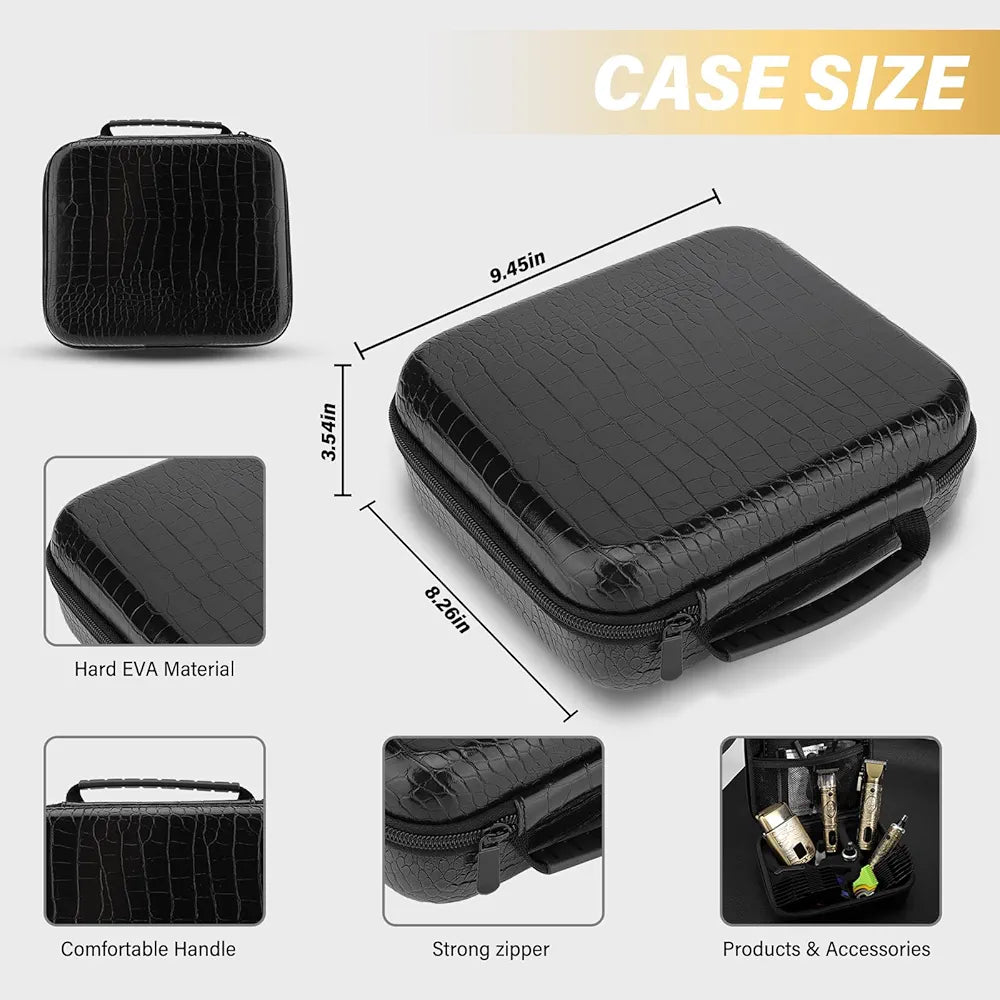 4-in-1 Professional Cordless  Men's Hair Clipper & Trimmer Grooming Set with LCD Display