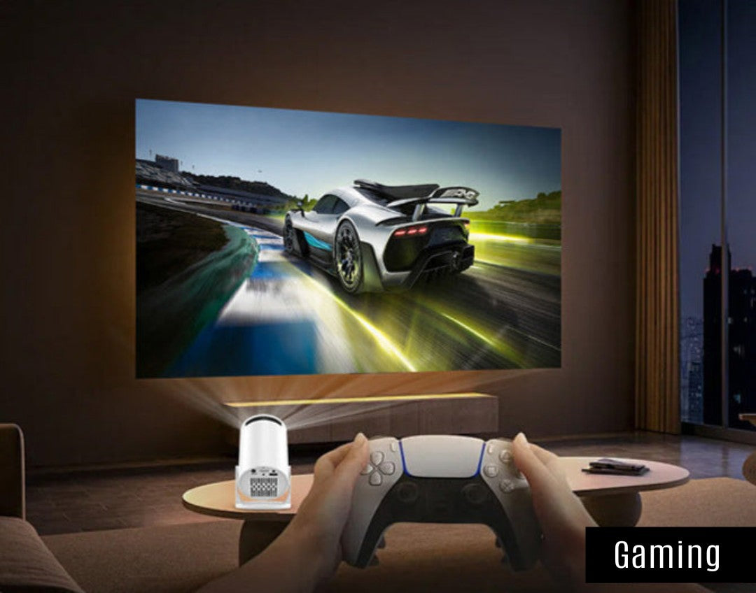 4K Ultra HD Android 12 HY300 Plus Portable Mini Projector with Bluetooth 5.0