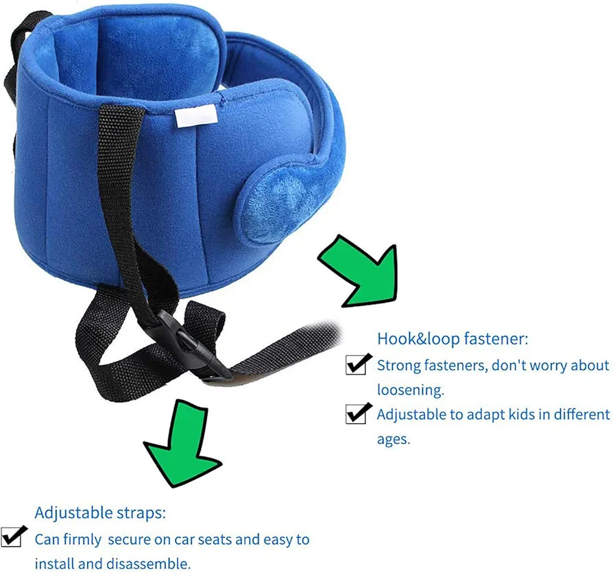 Adjustable Child Car Seat Head Support Band