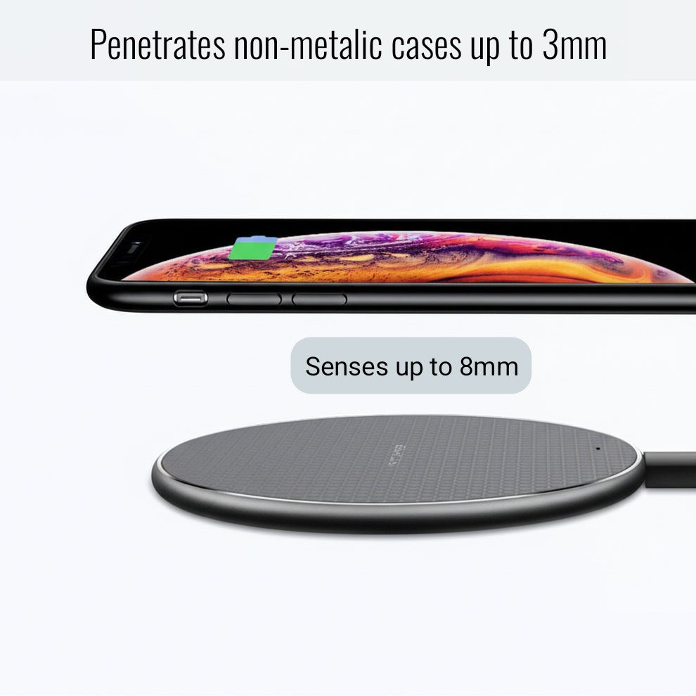 35W Qi Ultra-Fast Wireless Charging Pad for Apple and Android with USB Type-C Cable