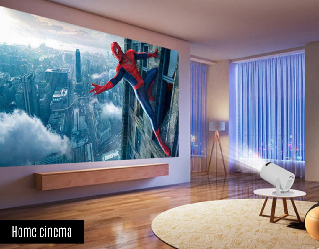 4K Ultra HD Android 12 HY300 Plus Portable Mini Projector with Bluetooth 5.0