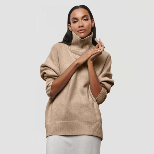 Oversized Wool Turtleneck Sweater