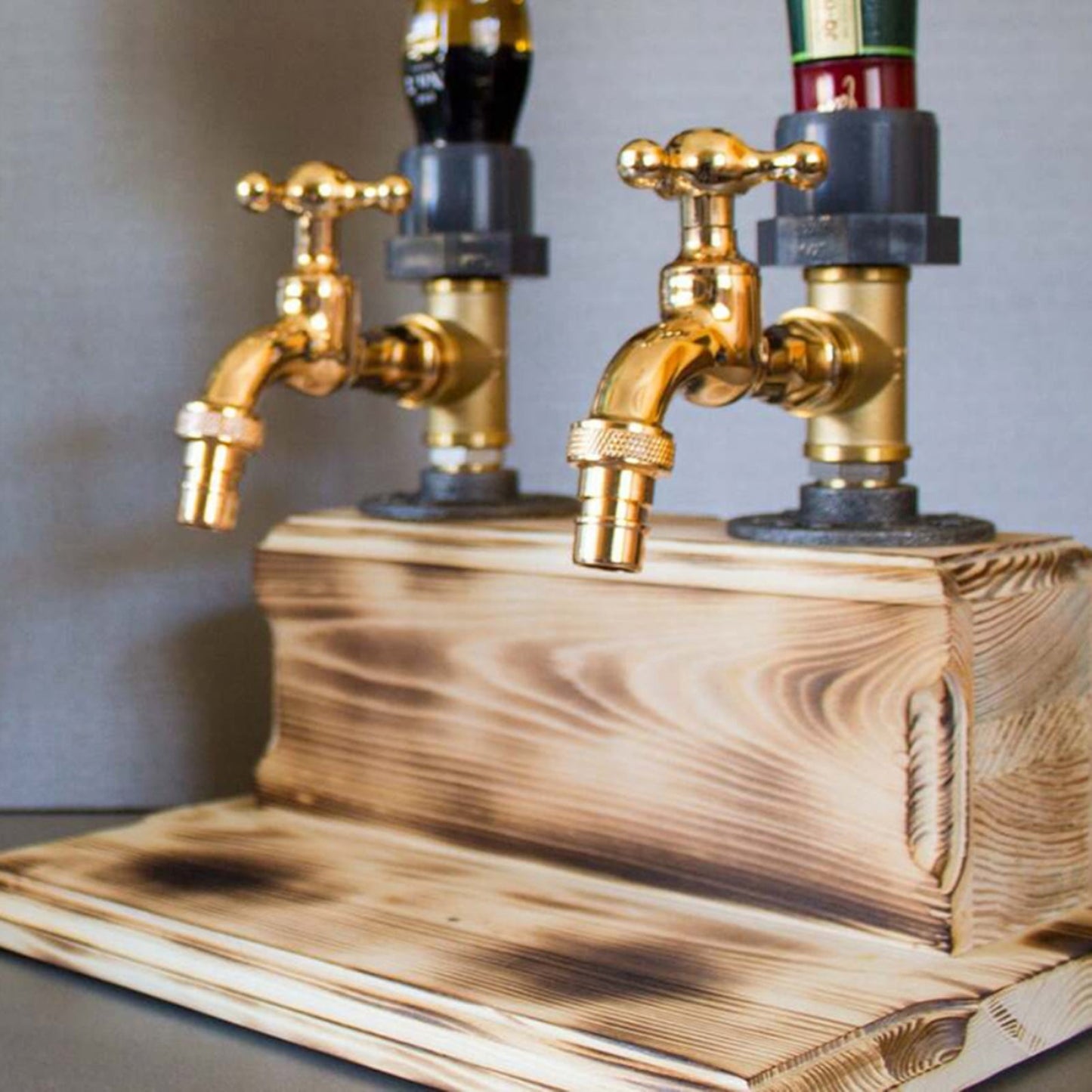 Wooden Liquor Dispenser