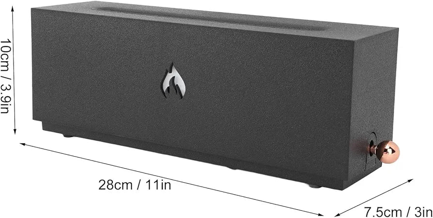 Flame Essential Oil Aroma Diffuser, Air Humidifier with Aromatherapy Functionality, Quiet Operation