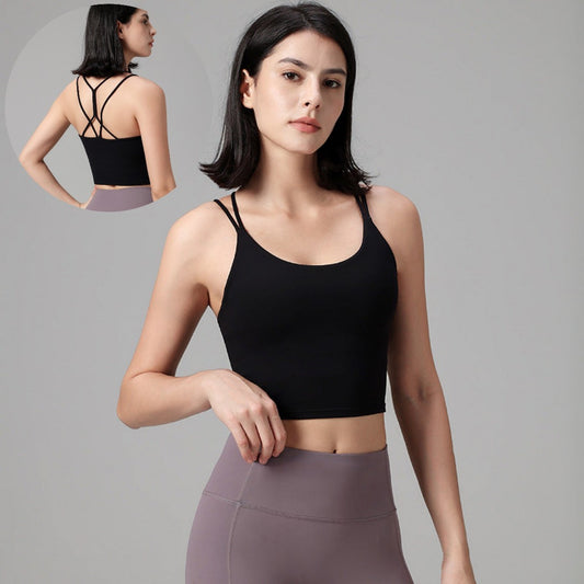 Strappy Sports Bra Top