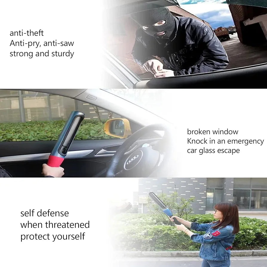 Baseball Bat-Shaped Anti-Theft Steering Wheel Lock