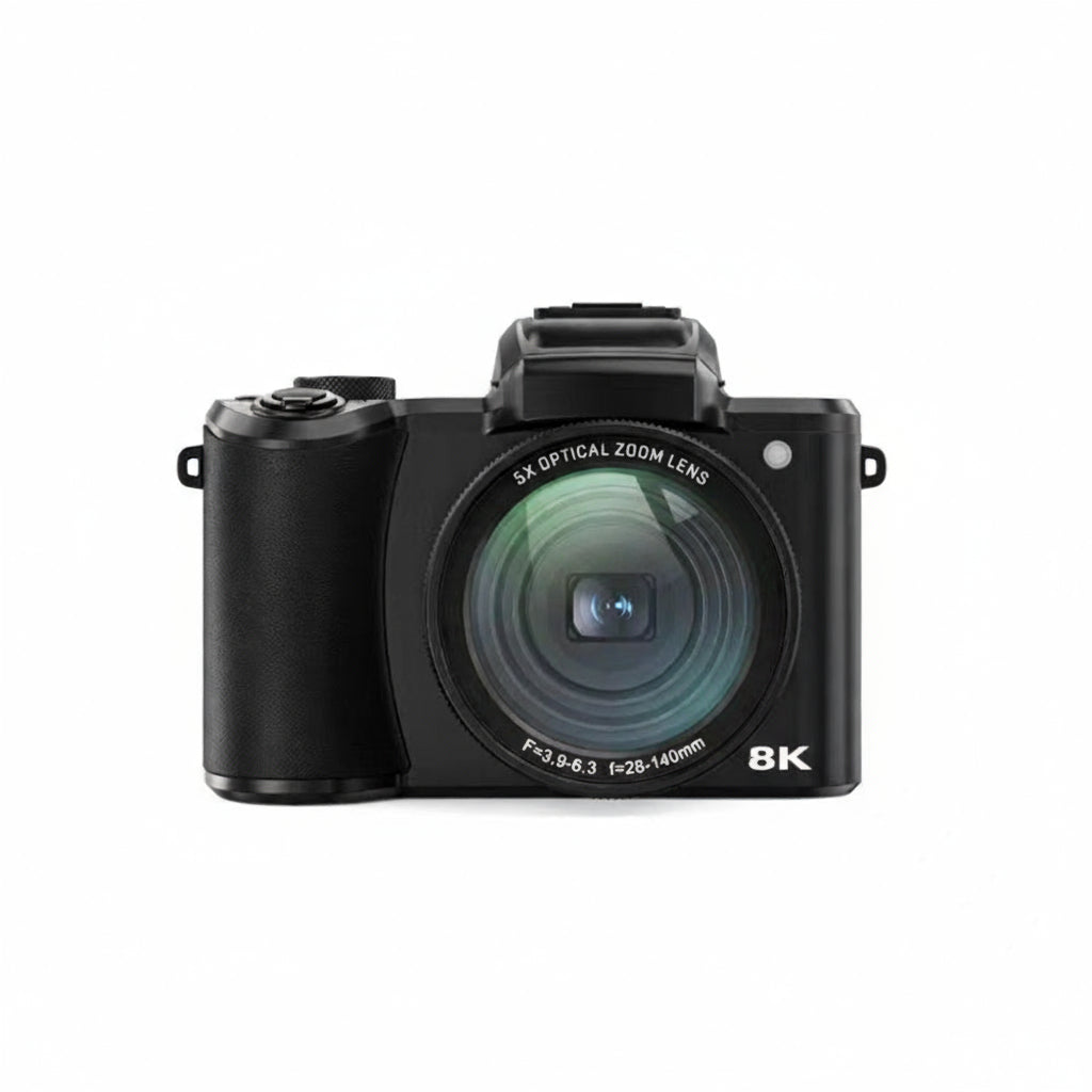 8K UltraHD 16X Zoom Autofocus Digital Camera with Touchscreen and Built-in Wi-Fi