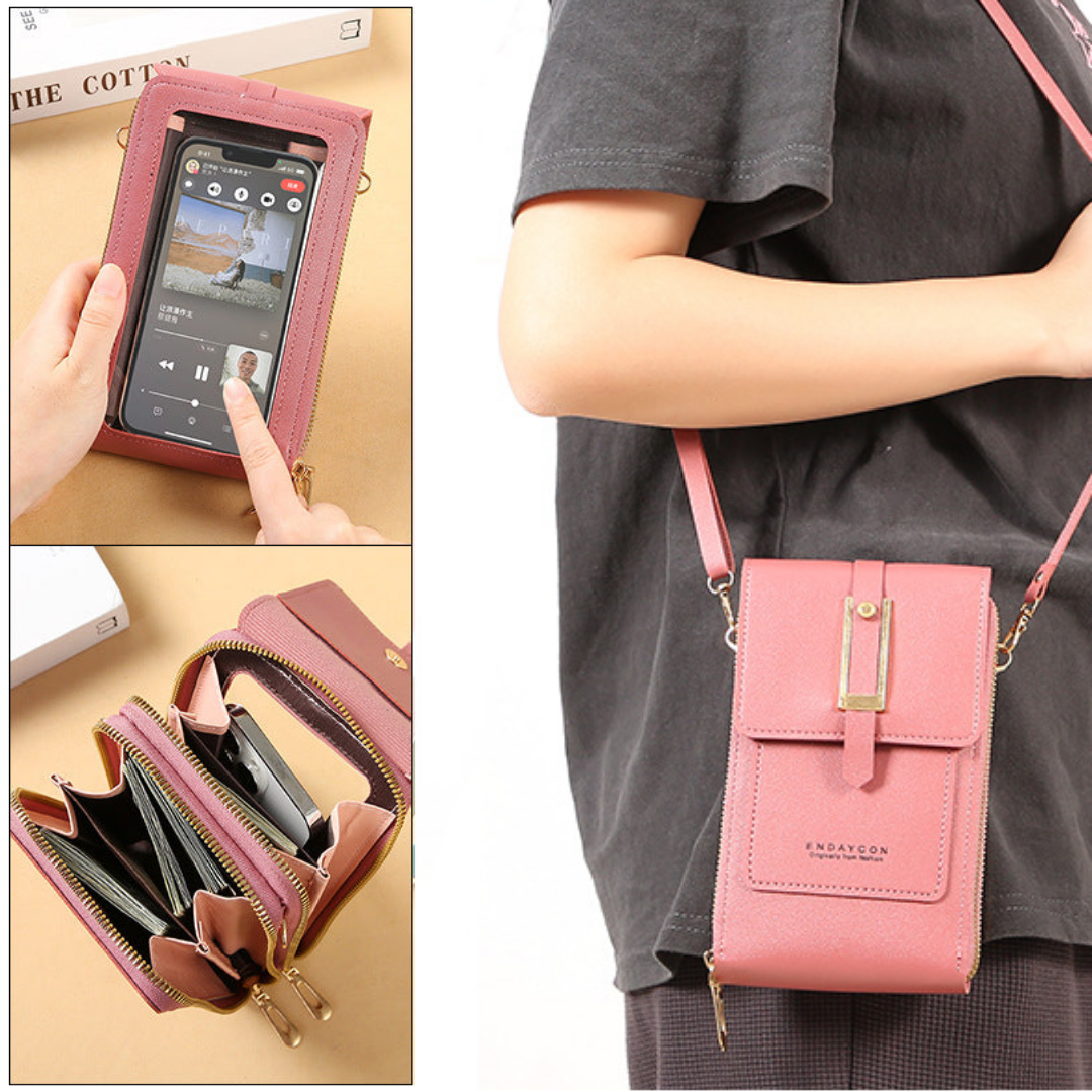 Touch-Screen Crossbody Phone Purse