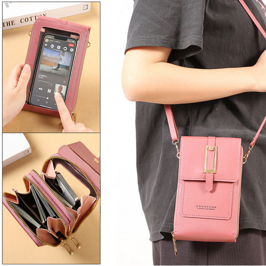 Touch-Screen Crossbody Phone Purse