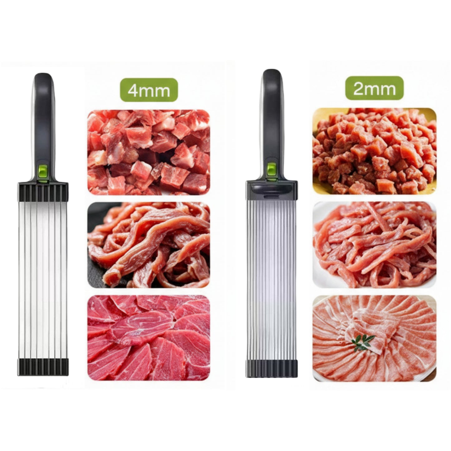 Stainless Steel Fresh Meat Slicer for Meat, Cheese, Vegetable