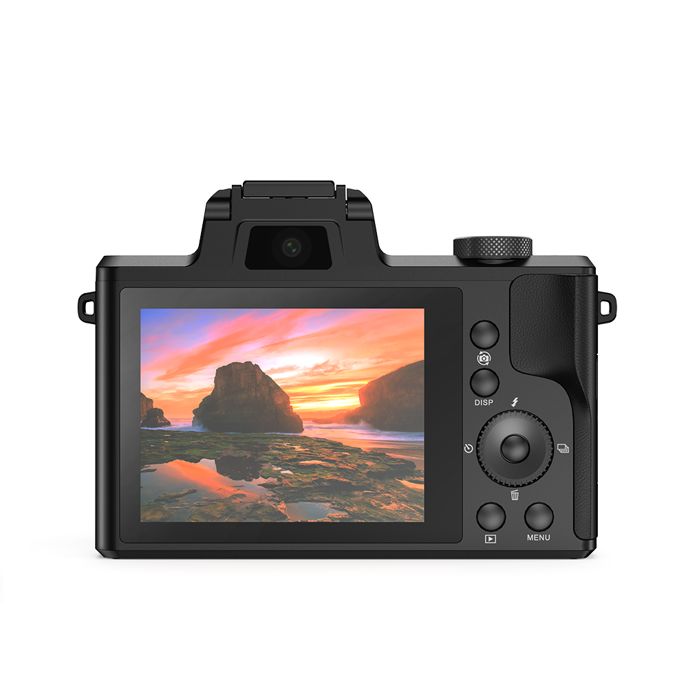 8K UltraHD 16X Zoom Autofocus Digital Camera with Touchscreen and Built-in Wi-Fi