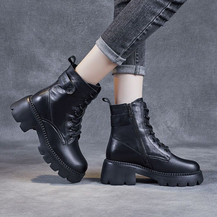 Women's Chunky Combat Boots