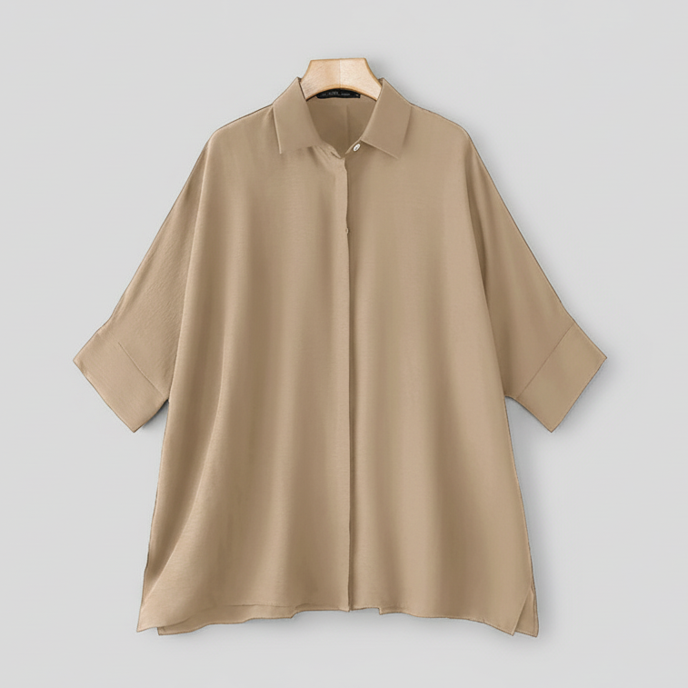 Oversized Asymmetrical Blouse