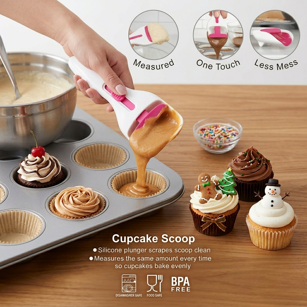 Veleka Cupcake Batter Scoop