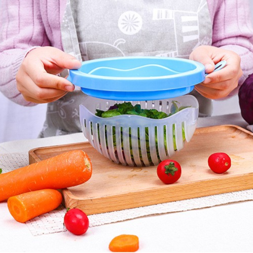 Salad & Fruit Cutter Bowl