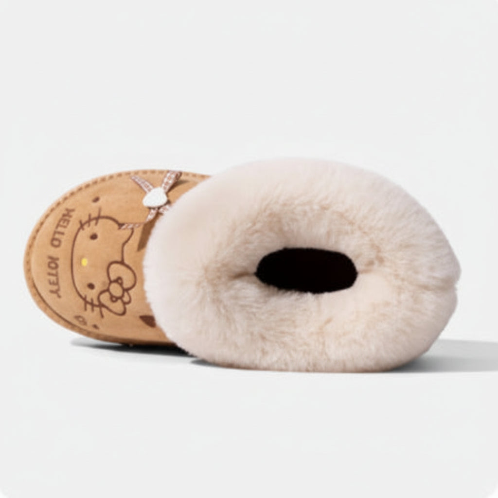 Hello Kitty Plush-Lined  Ankle Boots