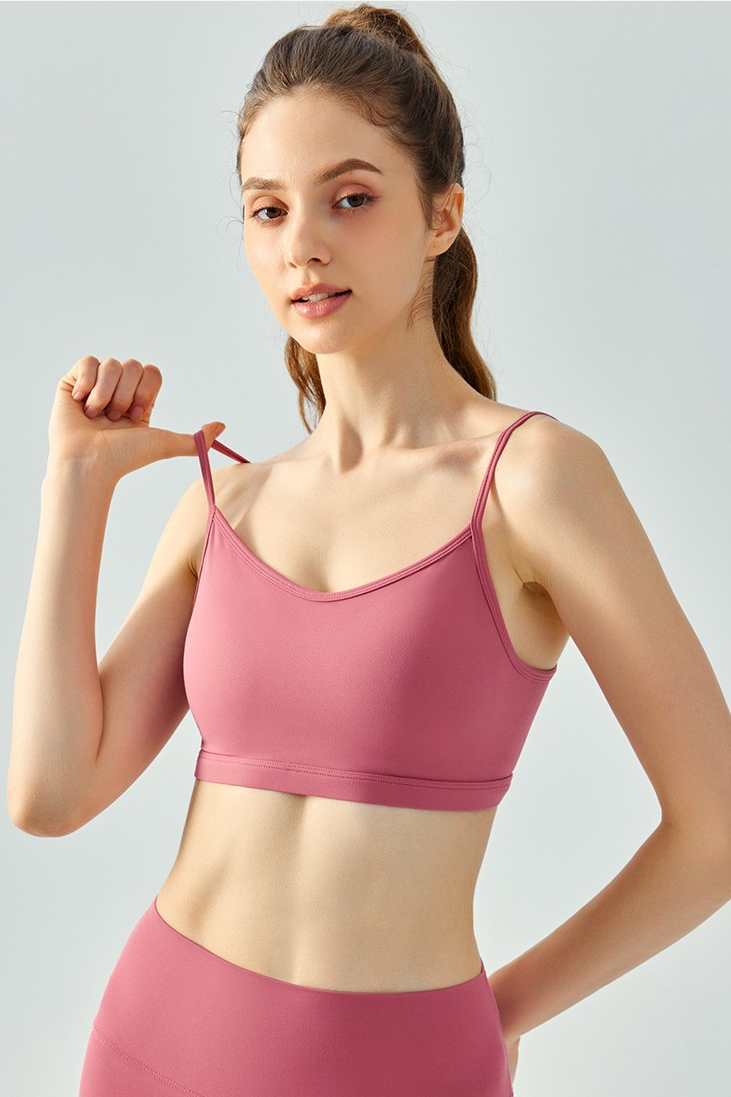 Seamless Low-Back Cami-Style Bralette