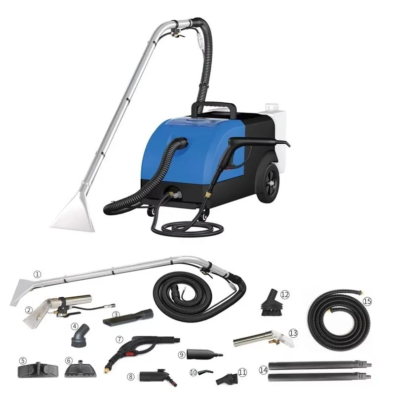 15L 3-in-1 Powerful 2862W Stream, Wash & Dry Carpet Extractor Cleaner, Commercial & Residential