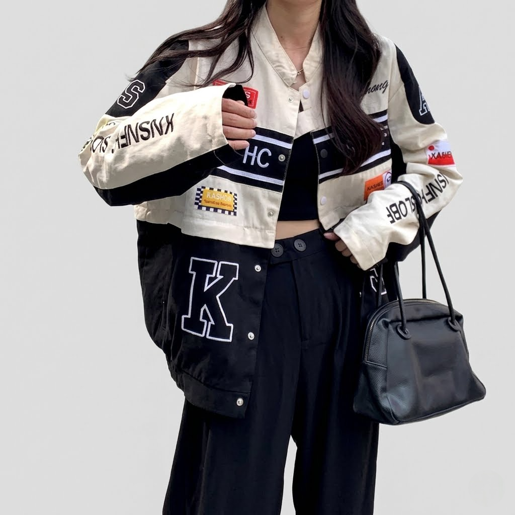 Retro Detachable Varsity Jacket, Unisex
