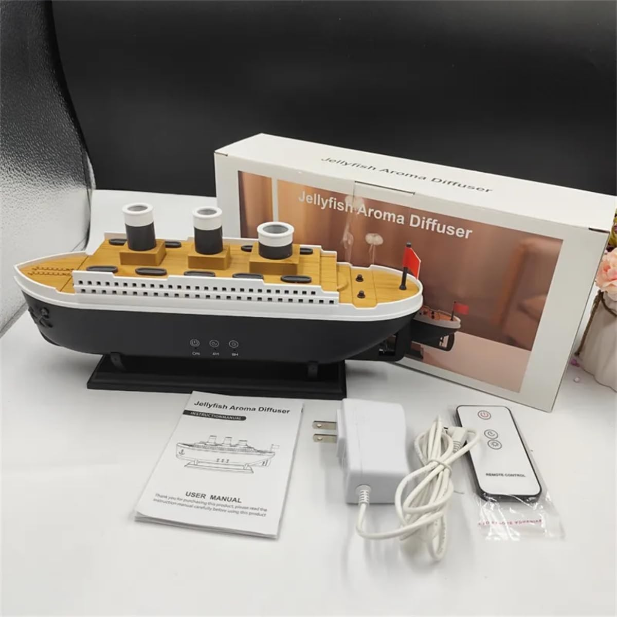 Titanic Air Humidifier & Essential Oil Aroma Diffuser with Remote Control