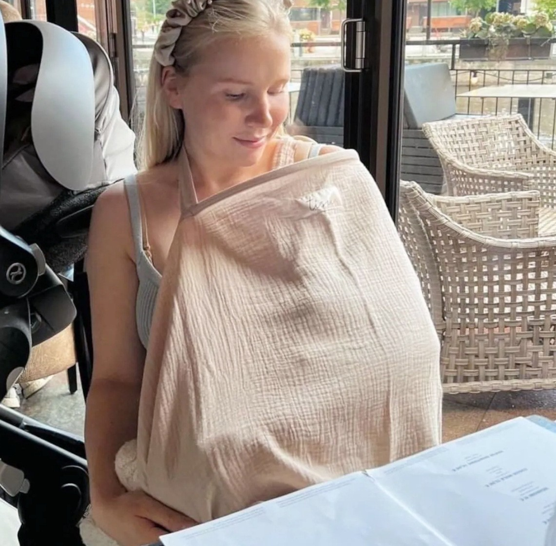 Muslin Cotton Breastfeeding Cover