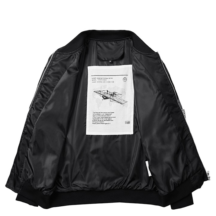 NASA Print Bomber Jacket