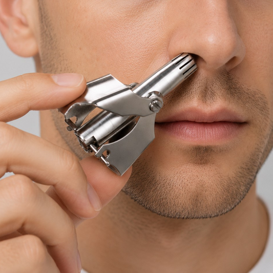 Stainless Steel Manual Nose & Ear Hair Trimmer