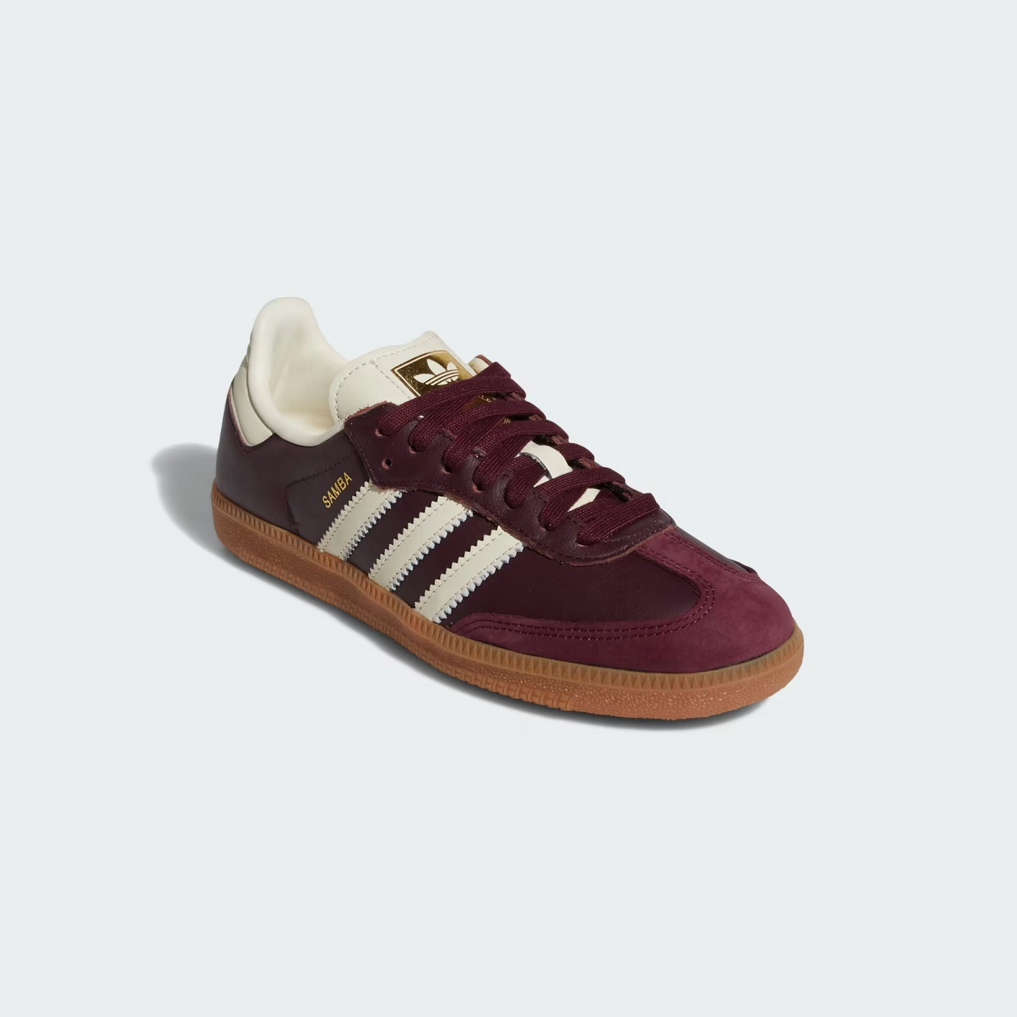 ADIDAS Women's Samba OG Sneakers – Maroon/White
