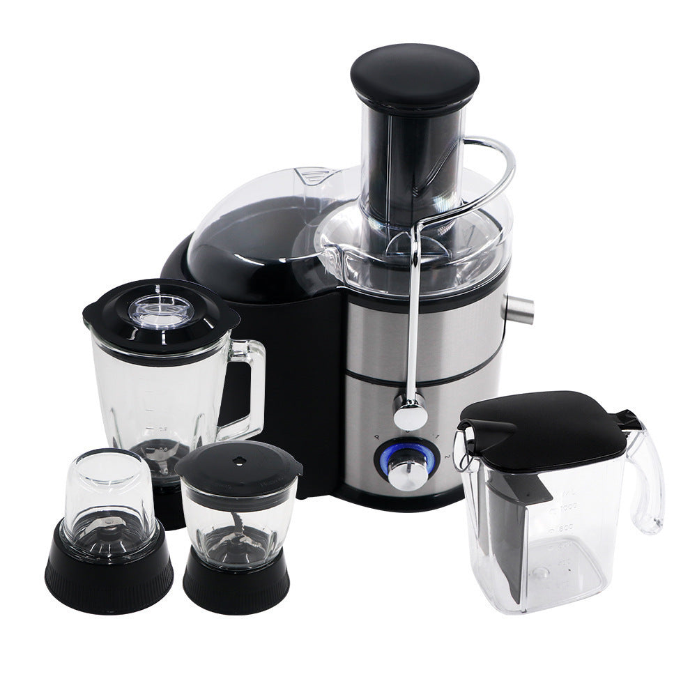 4-in-1 Multifunctional Food Processor for Chopping, Blending, Grinding and Juicing