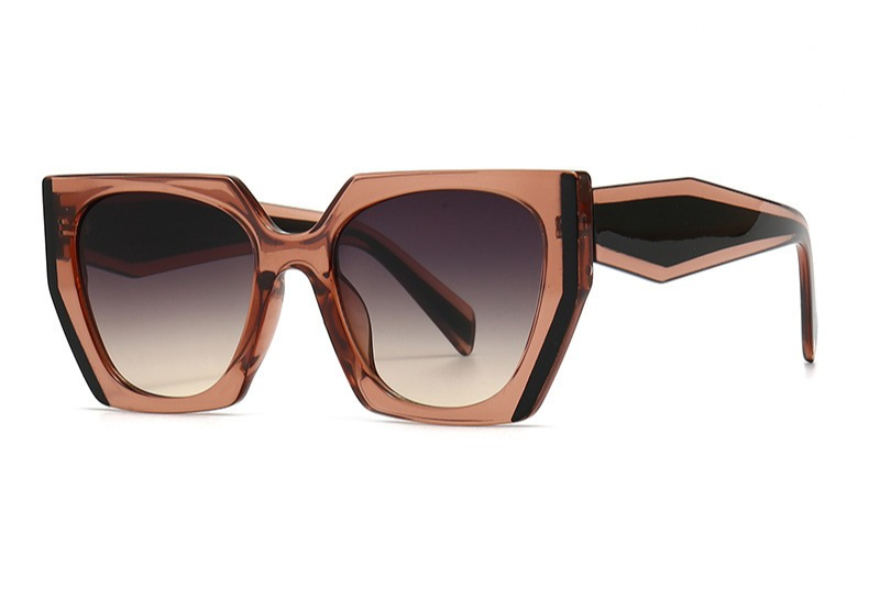 Oversized Square Cat-Eye Sunglasses