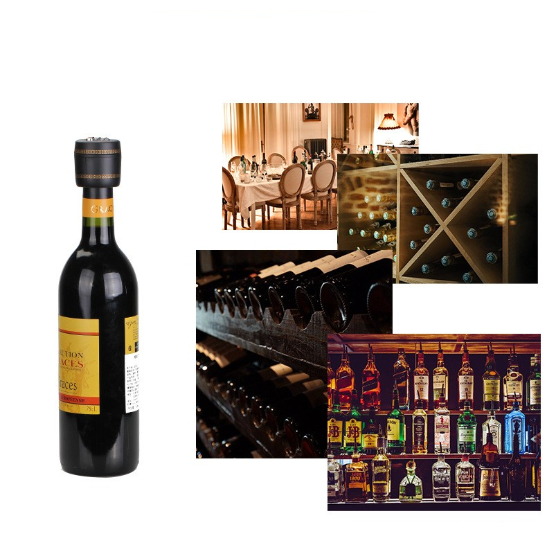 2-in-1 Wine Bottle Combination Lock and Stopper