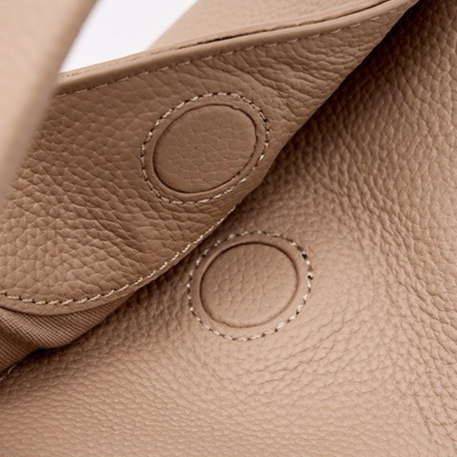 Convertible Hobo Handbag – Genuine Cowhide Leather