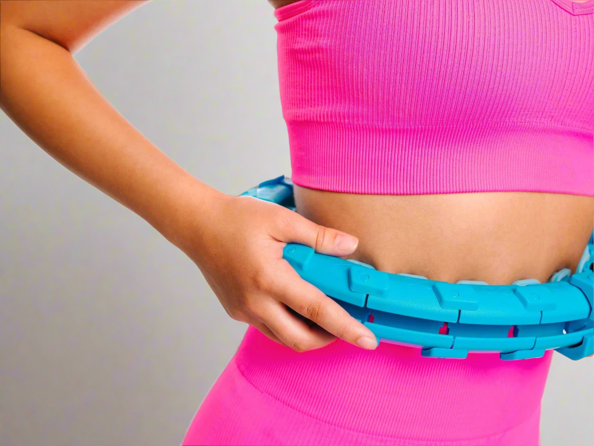 Smart Weighted  Hula Hoop with Sweat Belt