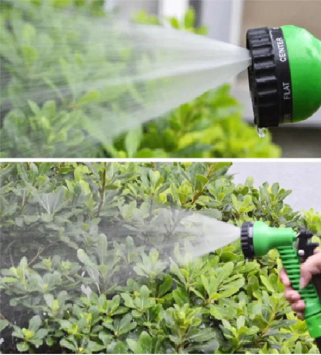 Flexible Garden Hose with 7 Spraying Water Modes