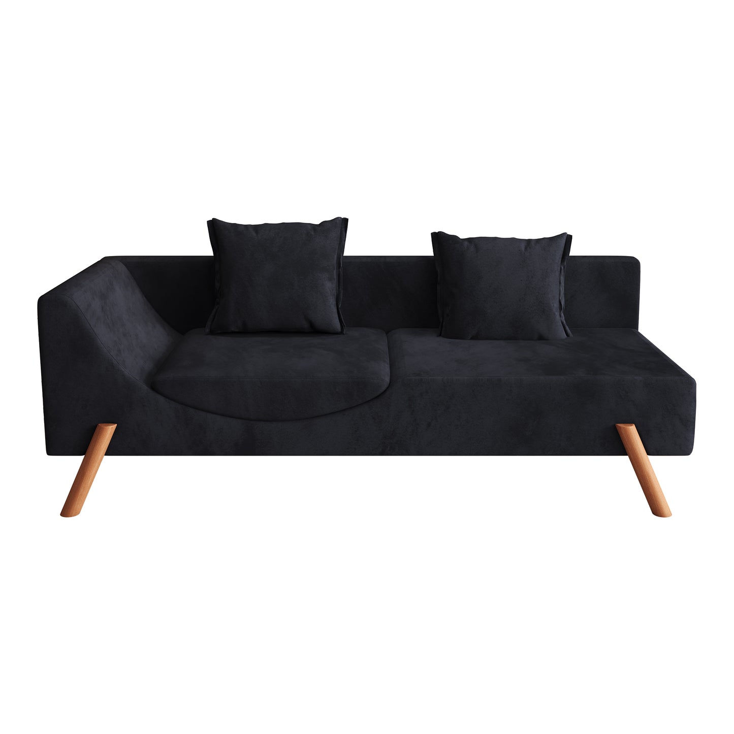 Cut-and-fill Chaise Lounge, Convertible Multifunctional Sofa
